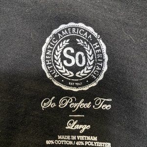 SO Black Long Sleeve Top